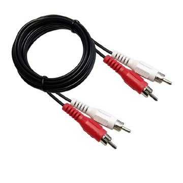 2RCA Plugs to 2RCA Plugs