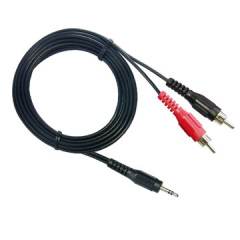 3.5mm Stereo Plug to 2RCA Plugs