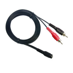 3.5mm Stereo Jack to 2RCA Plugs