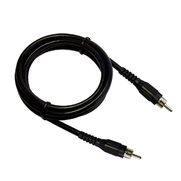 RCA Plug to RCA Plug Cable Nickel