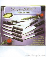 10pc Stainless Steel Knife Set