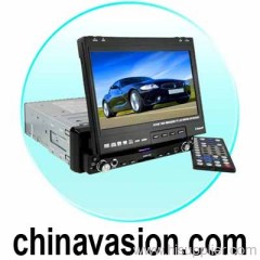 Large 7 Inch Touchscreen Bluetooth GPS Car DVD Player (1-DIN)