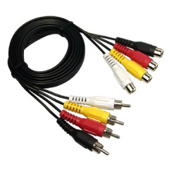 4RCA Plugs to 4RCA Jacks