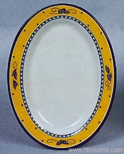 Melamine Oval Dish
