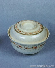 Melamine Bowl W/Cover