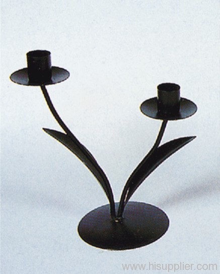 2Head Metal Candle Holder