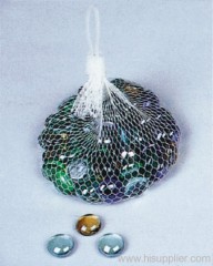 400g Flat Marbles W/Net Bag