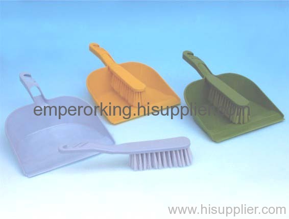 dustpan and brush