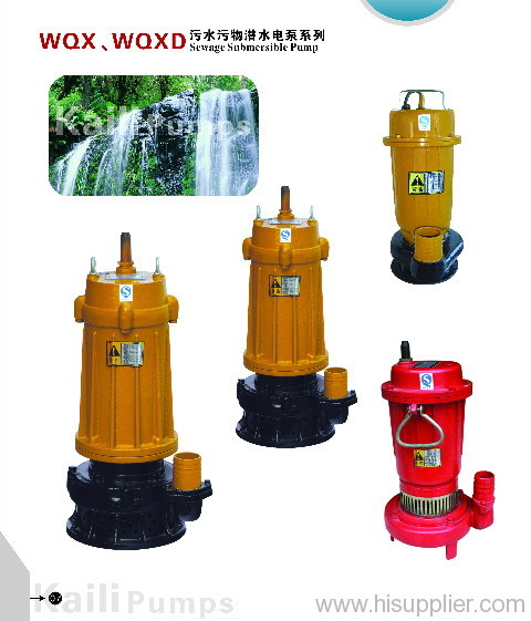 Submersible Sewage Pump (WQ Series)