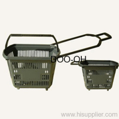 plastic supermarket basket