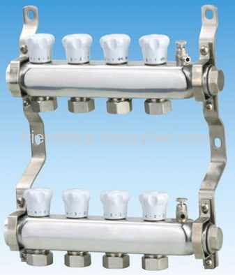 stainless steel manifold with valve insert