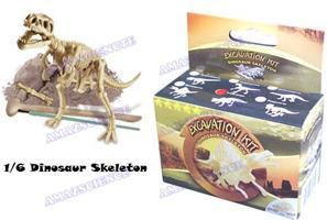 Small Dinosaur Skeleton(dig dinosuar out)