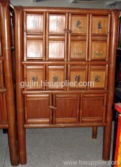 China old bamboo cabinet