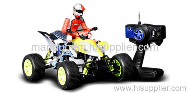 1/10 RC Radio Remote Control Ready To Run RTR 4WD 1 Speed Nitro Gas Off-Road ATV