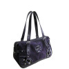 black nylon handbag