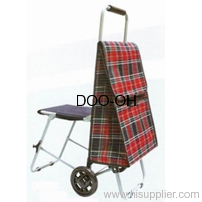 Sturdy and Modern Shopping Cart with chair