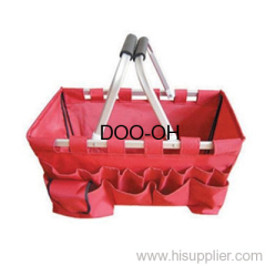 folding Woven Supermarket Shopping Basket