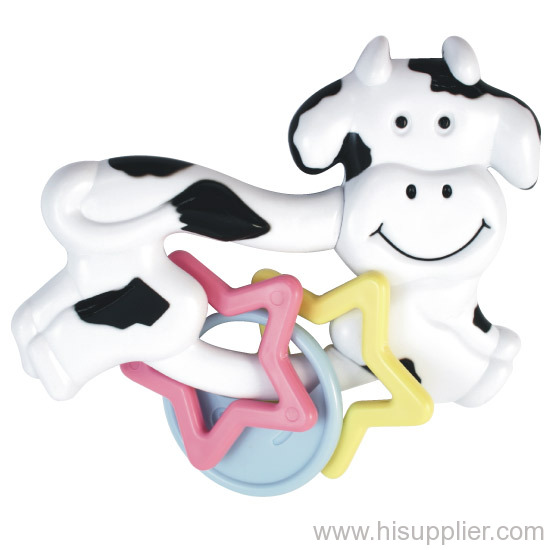 Cow shaped rattle