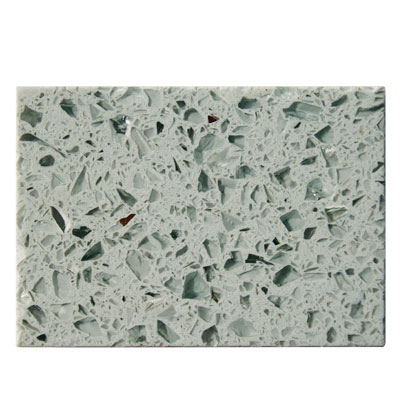 Glittering white Quartz Stone Panel