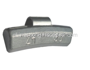 Zn clip on balance weights