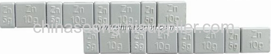 Zn adhesive weight