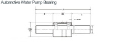 chinese water pump bearings