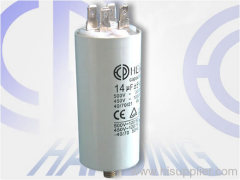 Washing machine capacitor