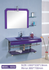 Glass Basin cabinet