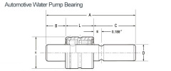 Automotive Water Pump Bearing