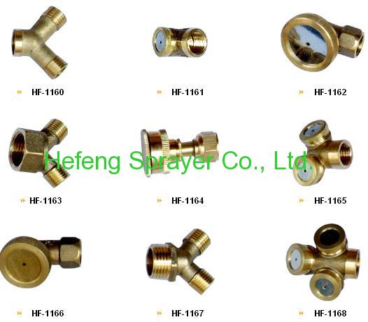 brass sprayer nozzles