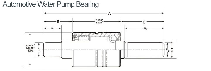 Automotive Water Pump Bearing