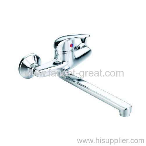 Wall Mount Kitchen Faucet With H58 Brass Body