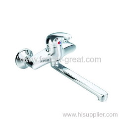 wall mounted single lever kitchen faucets