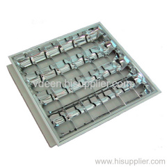 T8 Recessed fluorescent grid lamp,T5,T8 grille light fixture,Parabolic Reflector ,Recessed fluorescent louver fitting