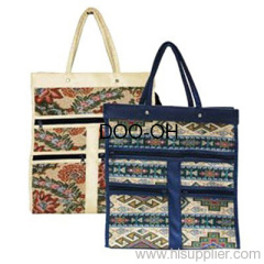 polyester jacquard fabric shopping bag