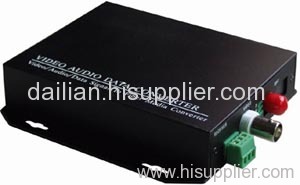 MINI One channel Video / audio / data fiber optic transmitter and receiver