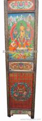 tibet painted screen