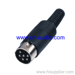 Din Plugs Miniature Plug in Lock Type for Molding or Connector