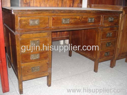 China old elm wood desk