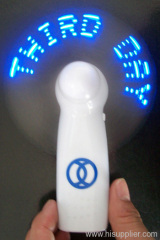 Mini led message fan