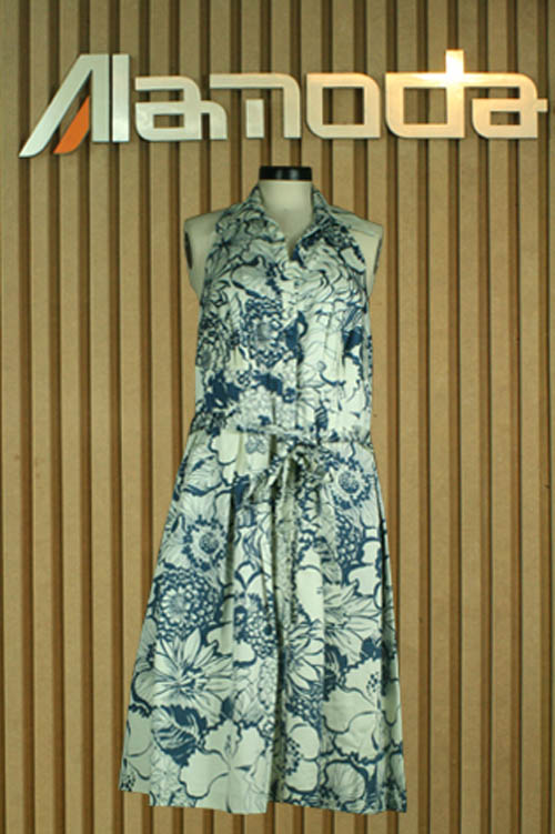 spring Cotton Satin Dress