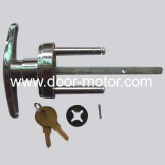 garage door T handle lock