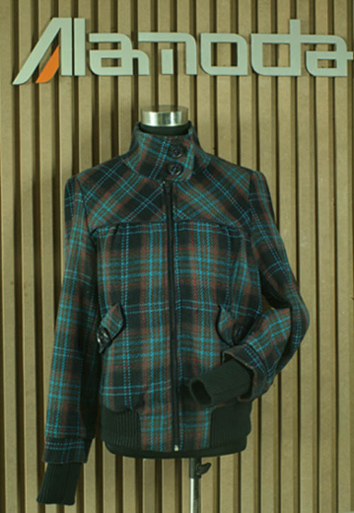 Woolen Check Jackets