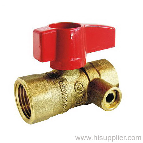 CSA Approved FIP Brass Gas Ball Valve aluminum handle