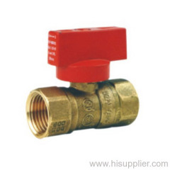 CSA gas ball valve with aluminum T handle