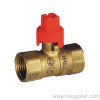 CSA 1/2 5psig & UL 250psi Approved FIP x FIP Brass Gas Ball Valve With Square Handle