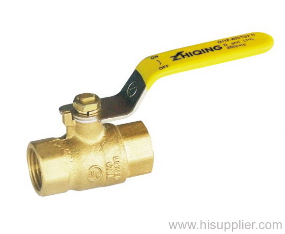 UL listed 600WOG female ball valve with lever handle