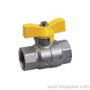 UL Approved FPT/FPT Full Port Ball Valve With Aluminum T Handle Nickel Plated