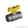 UL Approved FPT/FPT Full Port Ball Valve With Aluminum T Handle Nickel plated