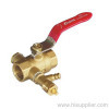 1/2''-2'' ACS Approved F/F Full Port Water Ball Valve with drain cock Steel Lever Handle